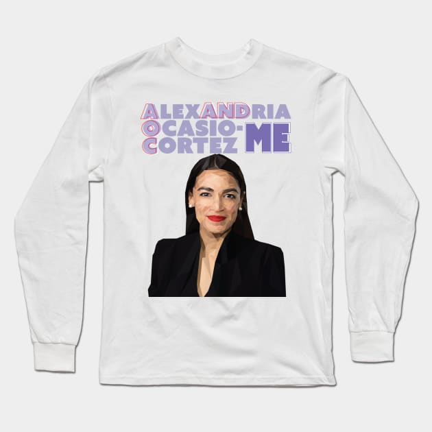 AOC & ME Long Sleeve T-Shirt by Hermanitas Design